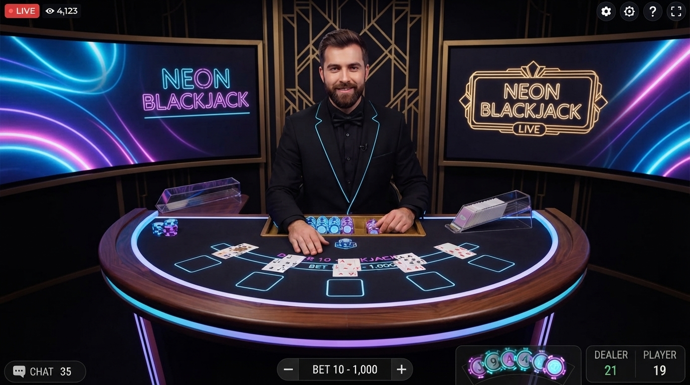 Neon Blackjack